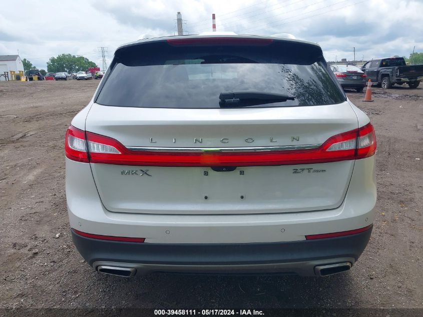 2017 Lincoln Mkx Reserve VIN: 2LMPJ8LP4HBL20015 Lot: 39458111