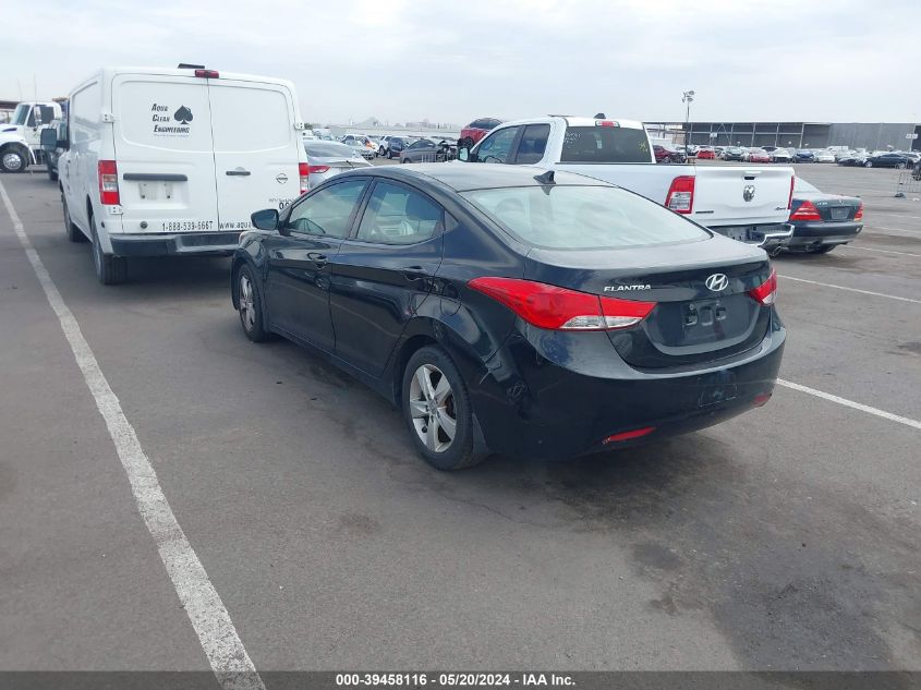 2013 Hyundai Elantra Gls VIN: 5NPDH4AE0DH250519 Lot: 39458116