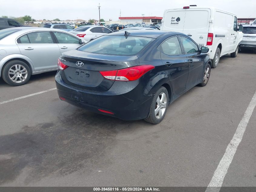 2013 Hyundai Elantra Gls VIN: 5NPDH4AE0DH250519 Lot: 39458116