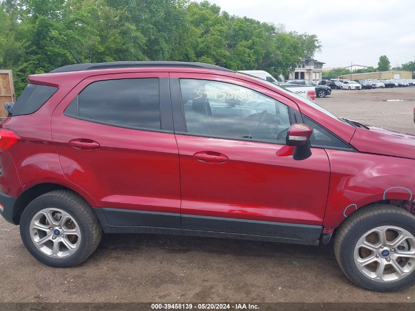 2020 Ford Ecosport Se VIN: MAJ6S3GL6LC315366 Lot: 39458139