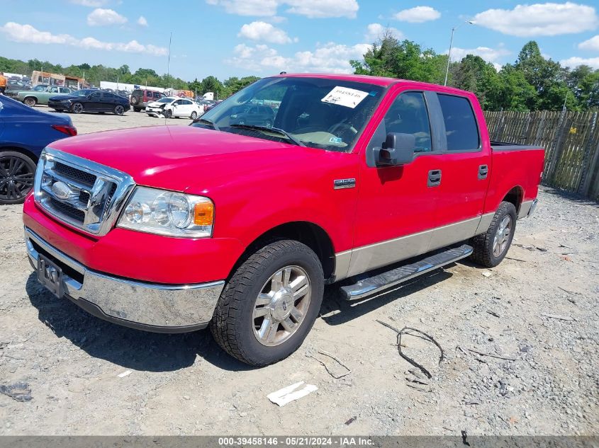 2008 Ford F-150 Xl/Xlt VIN: 1FTRW12W78FB67185 Lot: 39458146