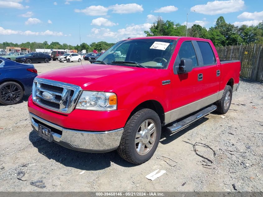 2008 Ford F-150 Xl/Xlt VIN: 1FTRW12W78FB67185 Lot: 39458146