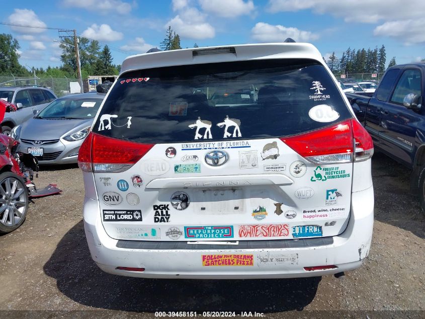 2012 Toyota Sienna Le V6 8 Passenger VIN: 5TDKK3DC8CS227141 Lot: 39458151