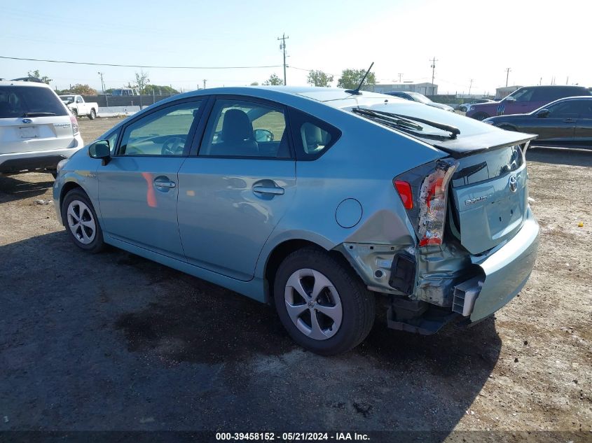 2013 Toyota Prius Four VIN: JTDKN3DU0D5630067 Lot: 39458152