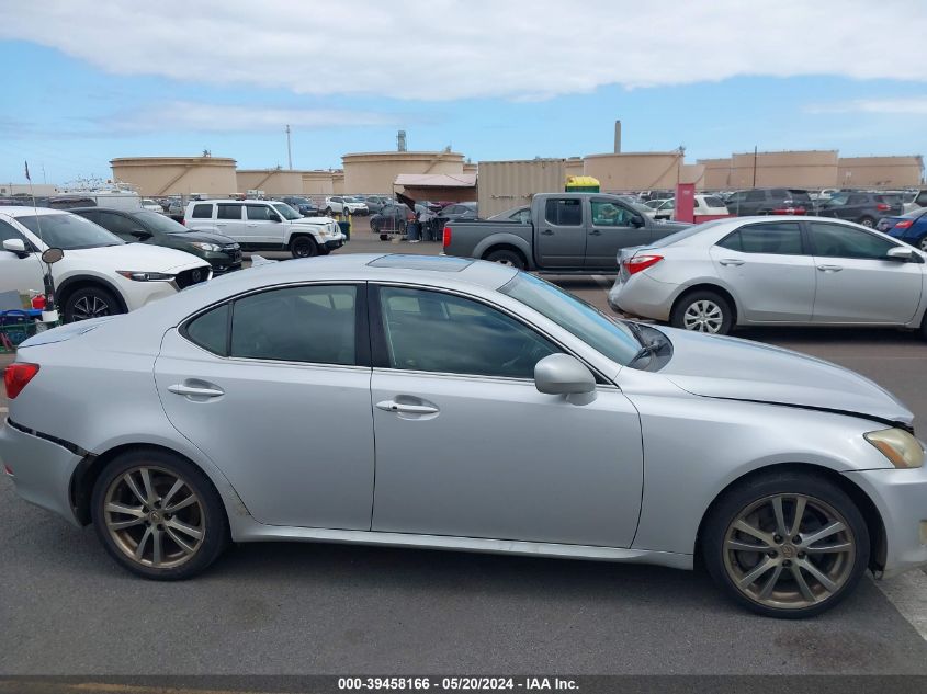 2008 Lexus Is 350 VIN: JTHBE262785017616 Lot: 39458166