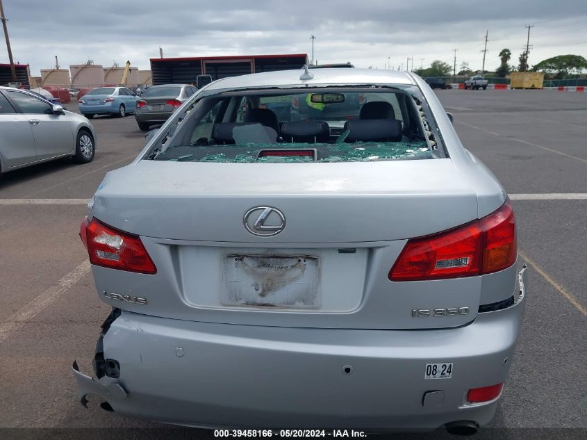 2008 Lexus Is 350 VIN: JTHBE262785017616 Lot: 39458166