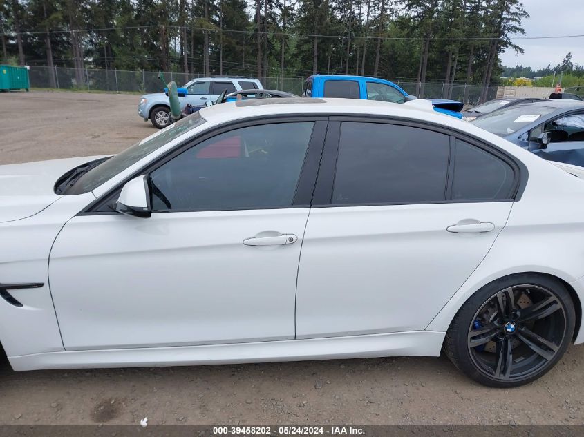 2015 BMW M3 VIN: WBS3C9C59FP803916 Lot: 39458202