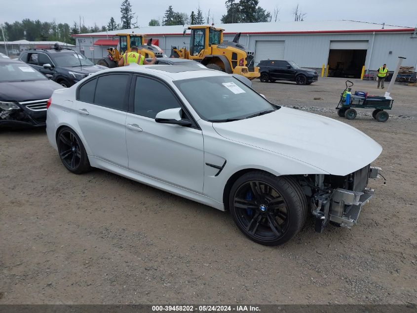 2015 BMW M3 VIN: WBS3C9C59FP803916 Lot: 39458202