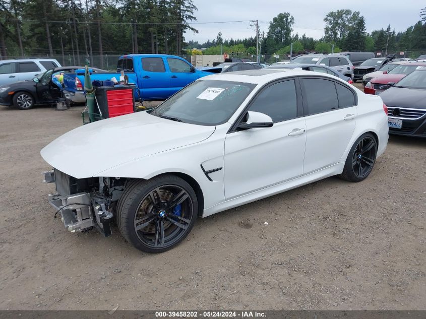 2015 BMW M3 VIN: WBS3C9C59FP803916 Lot: 39458202