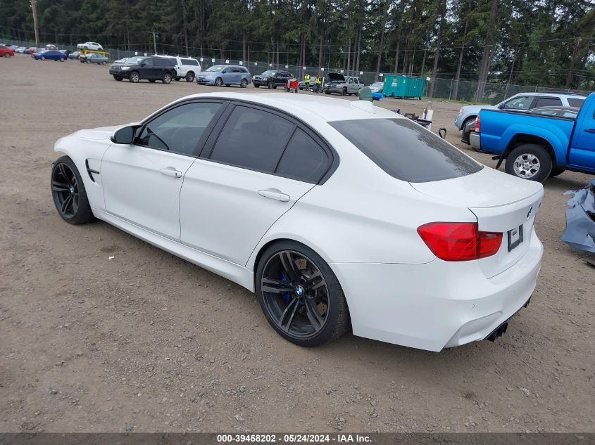 2015 BMW M3 VIN: WBS3C9C59FP803916 Lot: 39458202