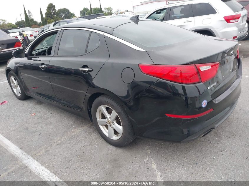 2014 Kia Optima Lx VIN: 5XXGM4A74EG282364 Lot: 39458204