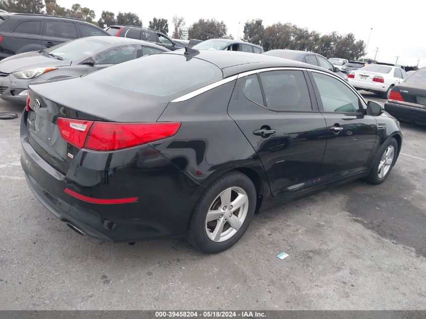 2014 Kia Optima Lx VIN: 5XXGM4A74EG282364 Lot: 39458204