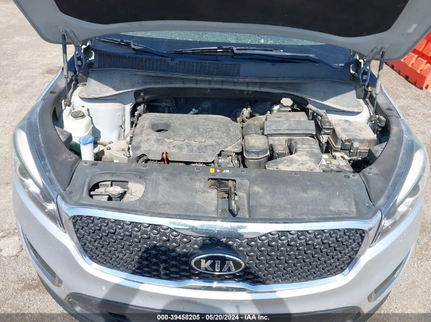2016 Kia Sorento 2.4L L VIN: 5XYPG4A38GG081263 Lot: 39458205