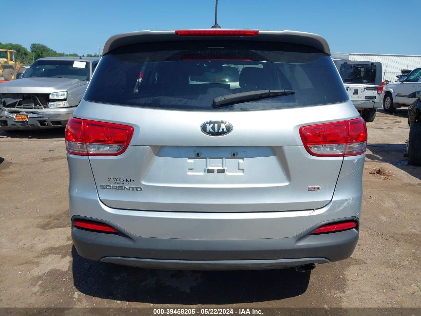 2016 Kia Sorento 2.4L L VIN: 5XYPG4A38GG081263 Lot: 39458205
