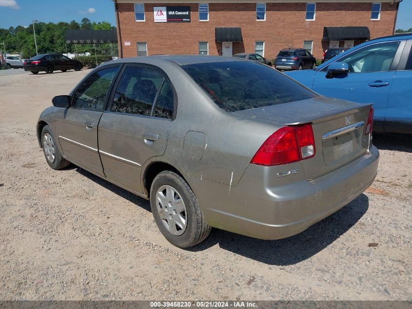 2003 Honda Civic Lx VIN: 2HGES15563H506461 Lot: 39458230