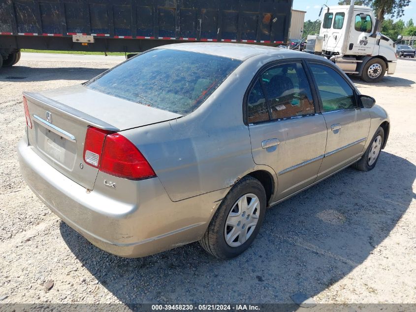 2003 Honda Civic Lx VIN: 2HGES15563H506461 Lot: 39458230