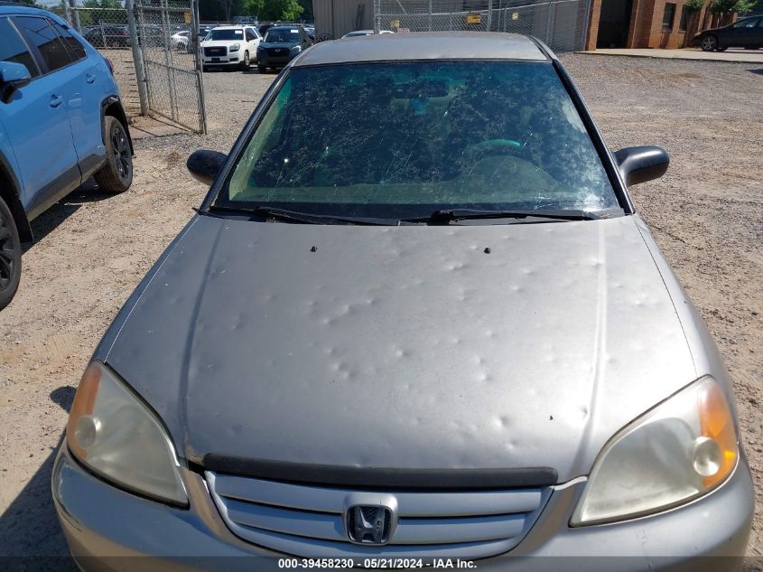 2003 Honda Civic Lx VIN: 2HGES15563H506461 Lot: 39458230