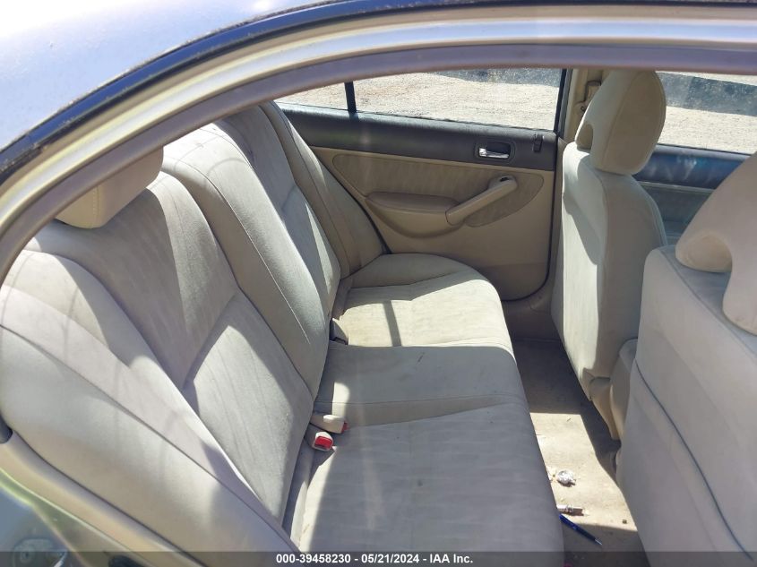 2003 Honda Civic Lx VIN: 2HGES15563H506461 Lot: 39458230