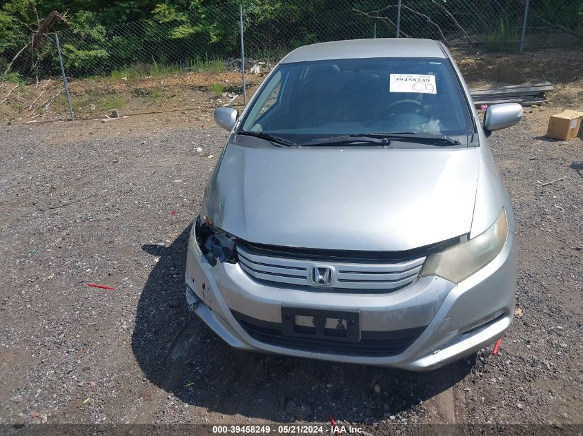 2010 Honda Insight Ex VIN: JHMZE2H72AS006666 Lot: 39458249