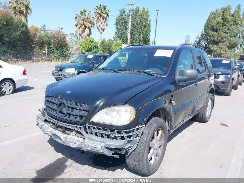 1999 Mercedes-Benz Ml 430 VIN: 4JGAB72E9XA075117 Lot: 39458251