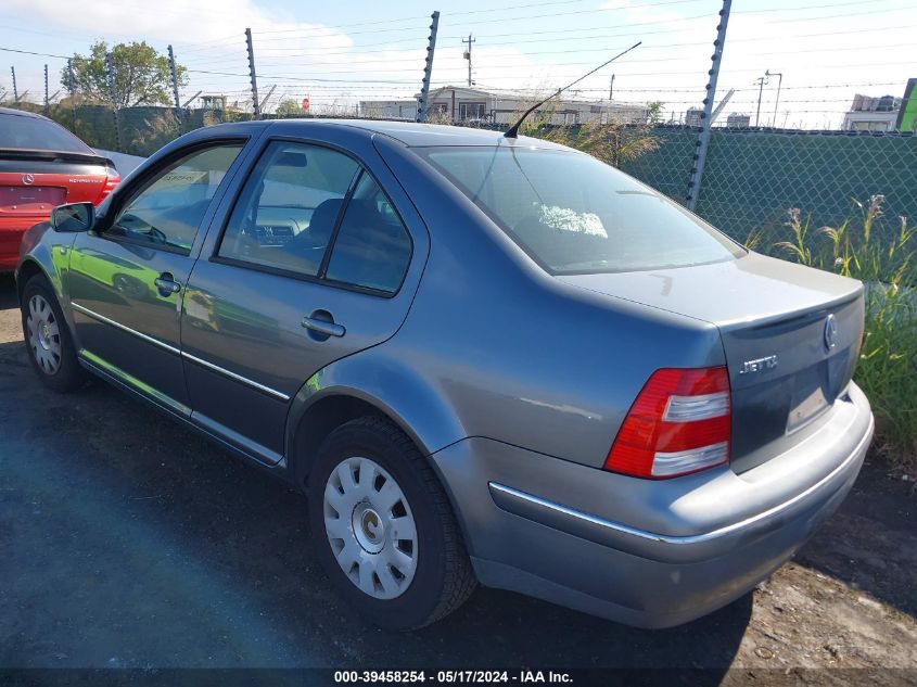 2004 Volkswagen Jetta Gl VIN: 3VWRA69M74M062590 Lot: 39458254