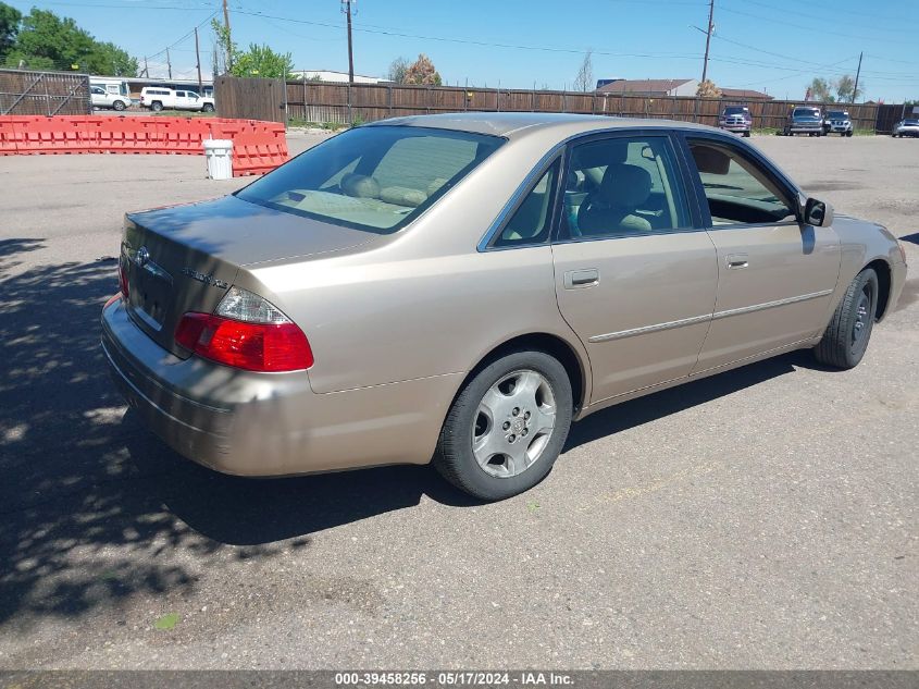 2003 Toyota Avalon Xls VIN: 4T1BF28B73U290609 Lot: 39458256