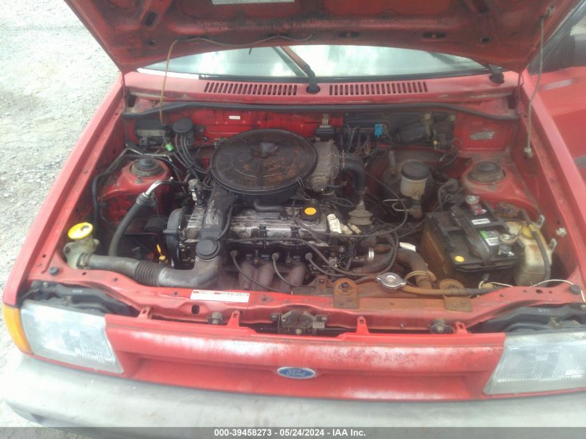 1988 Ford Festiva L VIN: KNJBT06KXJ6198106 Lot: 39458273