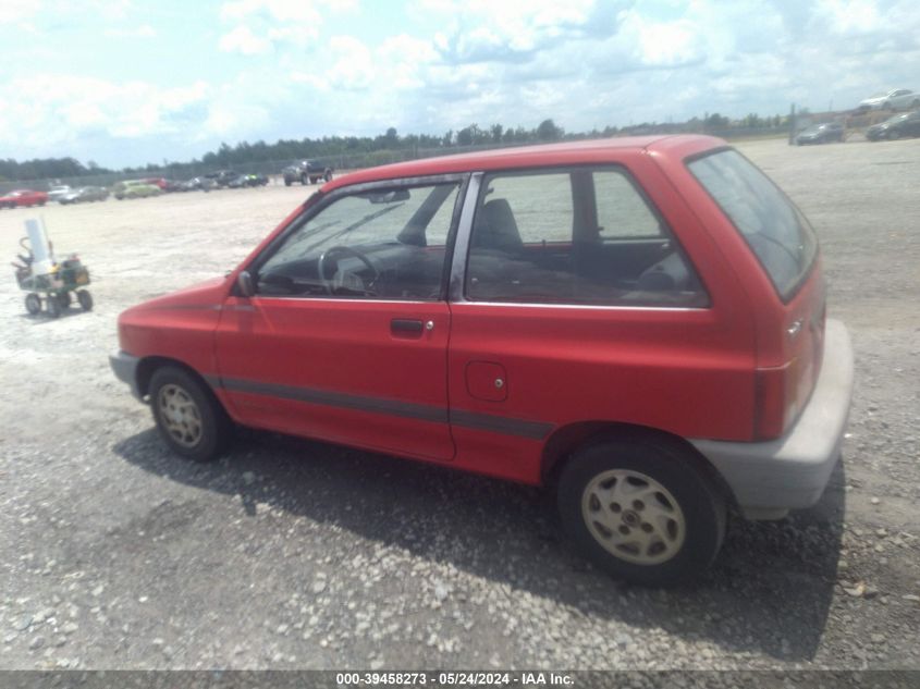 1988 Ford Festiva L VIN: KNJBT06KXJ6198106 Lot: 39458273