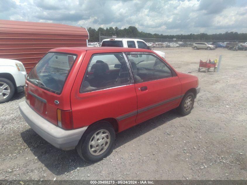 1988 Ford Festiva L VIN: KNJBT06KXJ6198106 Lot: 39458273