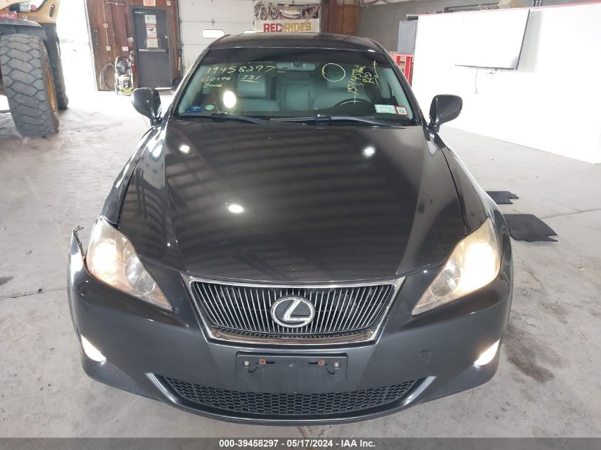 2006 Lexus Is 250 VIN: JTHCK262165007691 Lot: 39458297