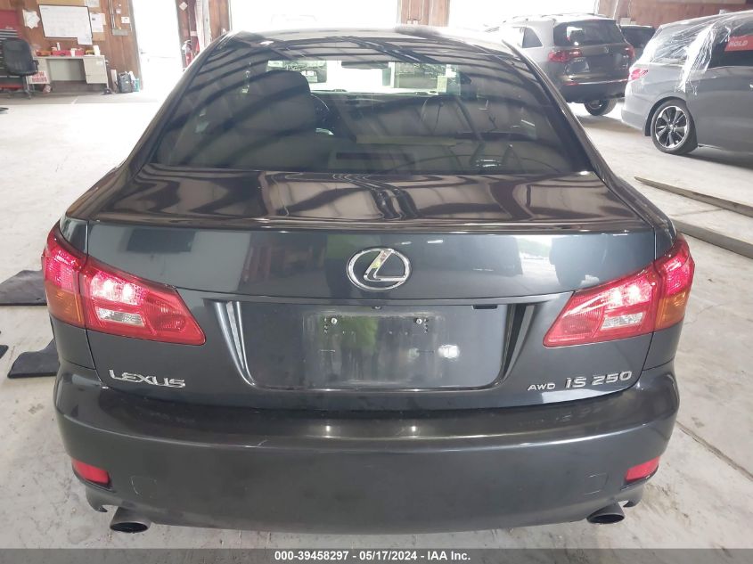 2006 Lexus Is 250 VIN: JTHCK262165007691 Lot: 39458297