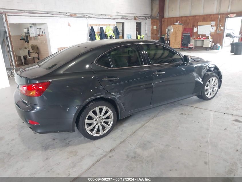 2006 Lexus Is 250 VIN: JTHCK262165007691 Lot: 39458297