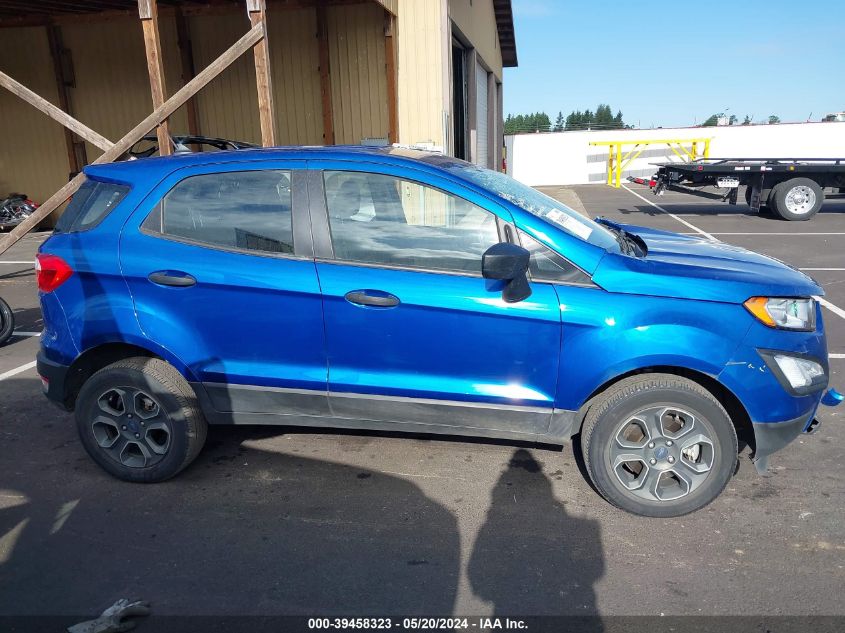 2021 Ford Ecosport S VIN: MAJ6S3FL0MC433092 Lot: 39458323