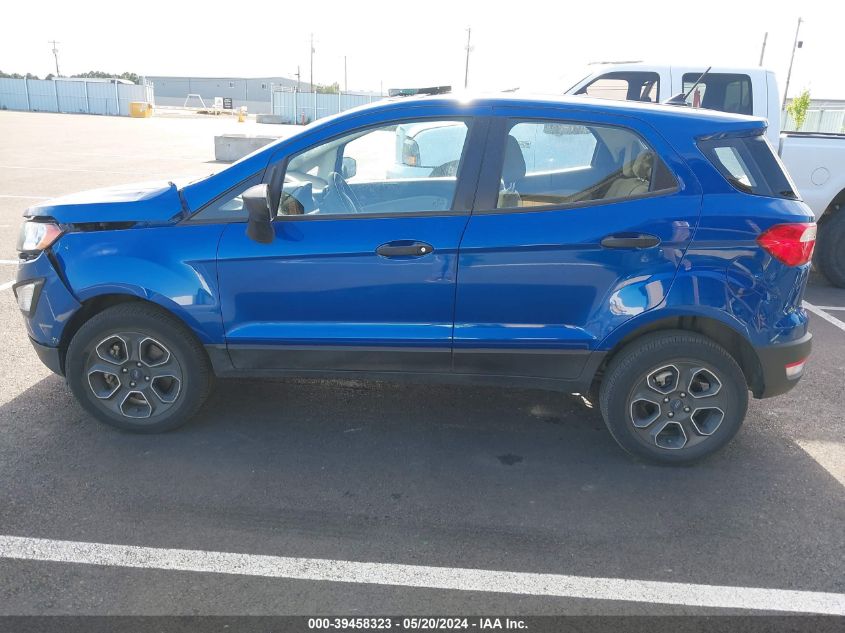 2021 Ford Ecosport S VIN: MAJ6S3FL0MC433092 Lot: 39458323