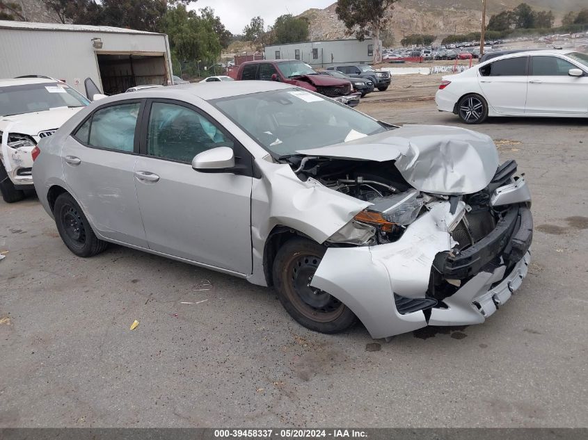 2019 Toyota Corolla Le VIN: 05YFBURHEXKP89117 Lot: 39458337