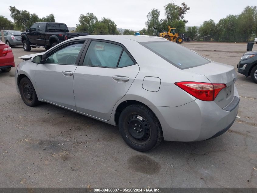 2019 Toyota Corolla Le VIN: 05YFBURHEXKP89117 Lot: 39458337