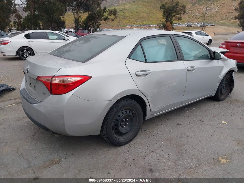 2019 Toyota Corolla Le VIN: 05YFBURHEXKP89117 Lot: 39458337