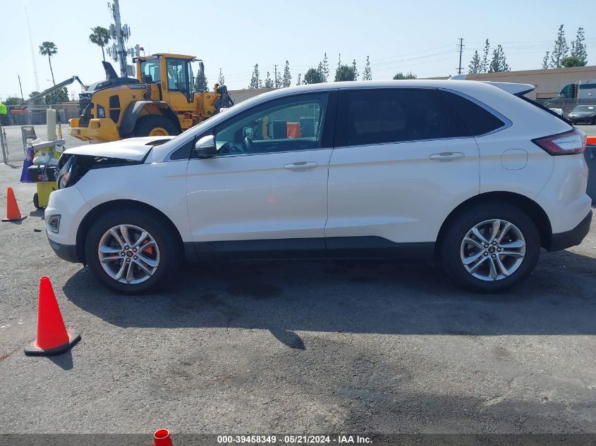 2017 Ford Edge Sel VIN: 2FMPK3J84HBC31746 Lot: 39458349