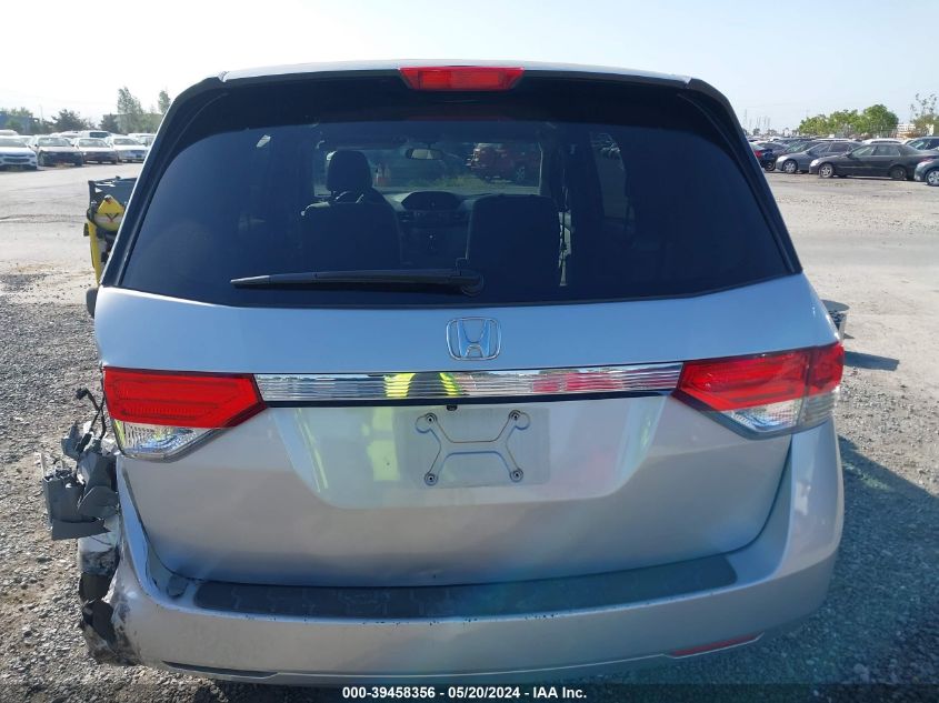 2015 Honda Odyssey Lx VIN: 5FNRL5H25FB029697 Lot: 39458356