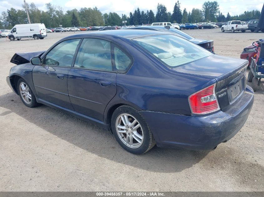 2006 Subaru Legacy 2.5I VIN: 4S3BL626367200214 Lot: 39458357