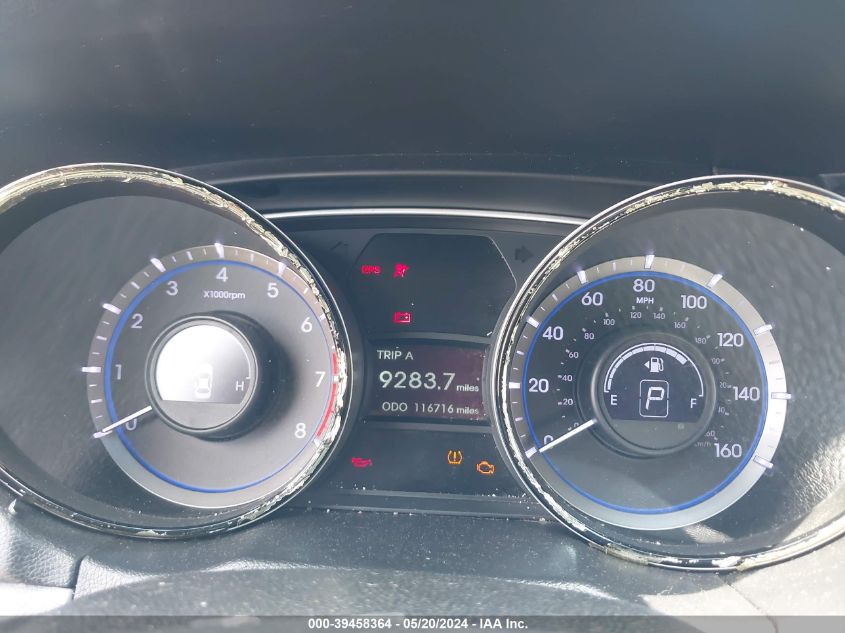 2013 Hyundai Sonata Limited VIN: 5NPEC4AC5DH631087 Lot: 39458364