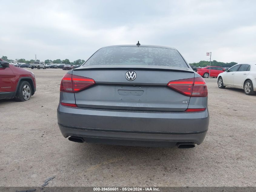 2018 Volkswagen Passat 3.6L V6 Gt VIN: 1VWBM7A33JC041346 Lot: 39458601