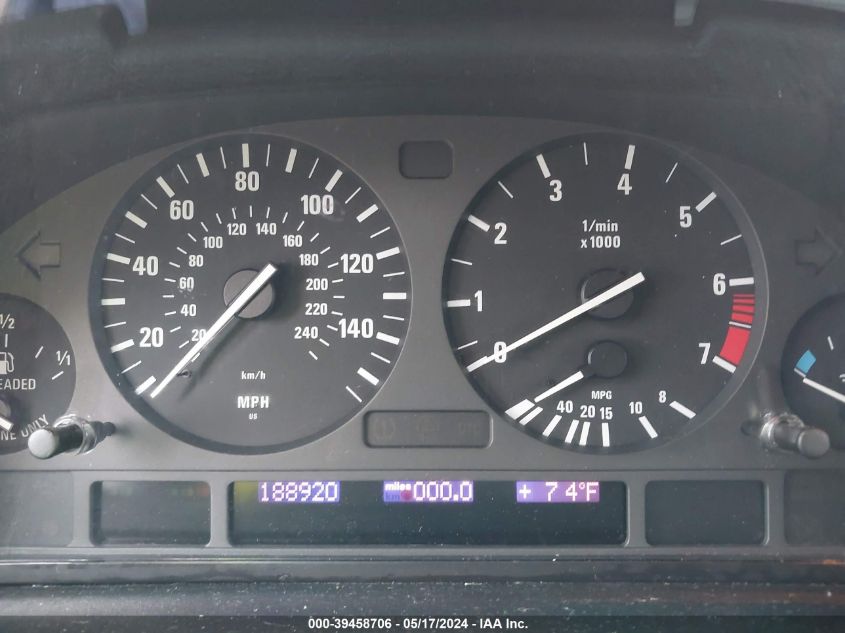 2005 BMW X5 4.4I VIN: 5UXFB53595LV19271 Lot: 39458706