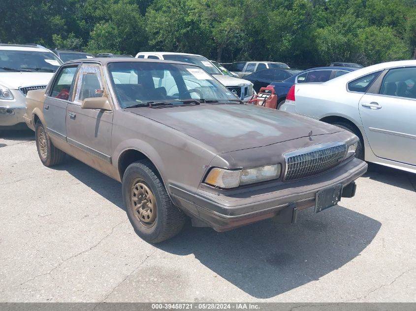 1992 Buick Century Custom VIN: 1G4AH54N8N6482751 Lot: 39458721