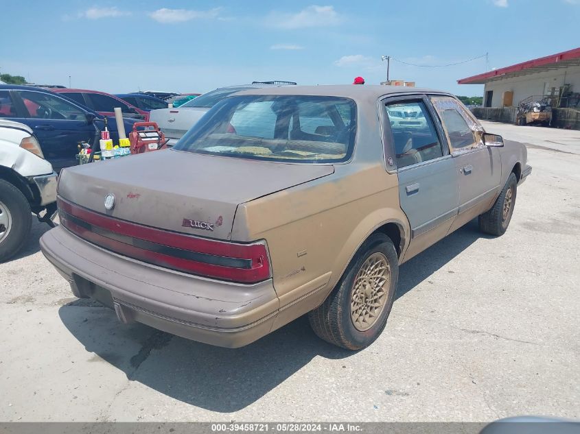 1992 Buick Century Custom VIN: 1G4AH54N8N6482751 Lot: 39458721