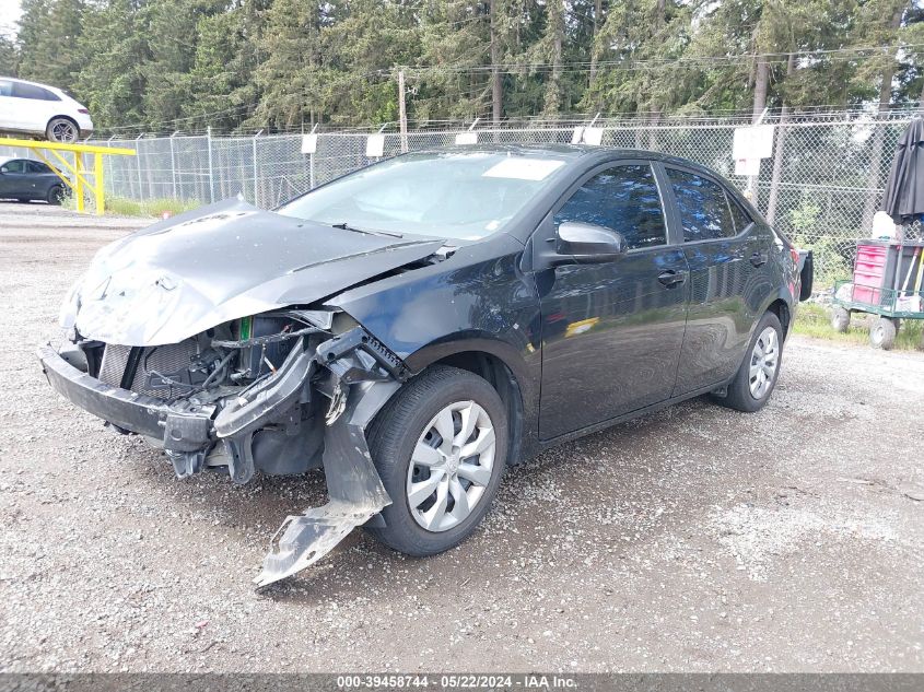 2015 Toyota Corolla Le VIN: 2T1BURHE2FC299040 Lot: 39458744