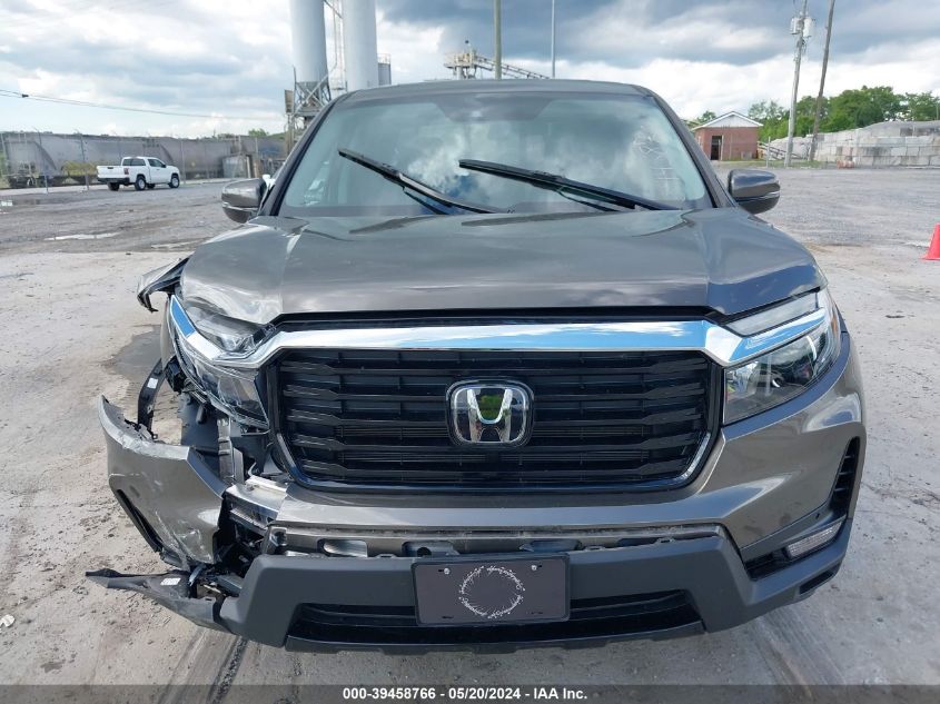 2022 Honda Ridgeline Rtl-E VIN: 5FPYK3F7XNB037866 Lot: 39458766