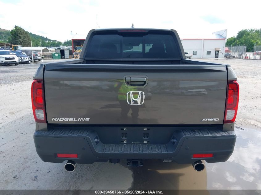 2022 Honda Ridgeline Rtl-E VIN: 5FPYK3F7XNB037866 Lot: 39458766