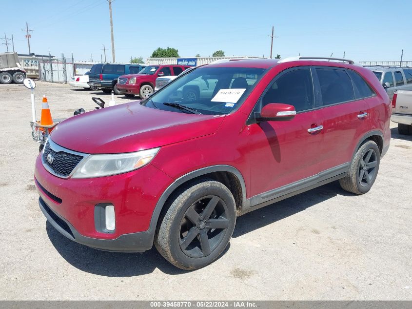 2014 Kia Sorento Lx VIN: 5XYKT3A67EG441789 Lot: 40284983