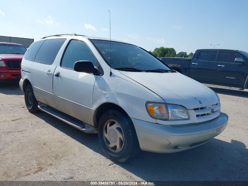 1999 Toyota Sienna Le VIN: 4T3ZF13C0XU114006 Lot: 39458791